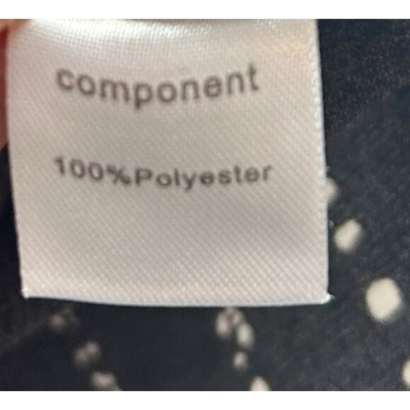 Timeson Black & White Dash Stripe Boxy Monochrome Minimalist Shirt Sz XXL - Picture 3 of 6